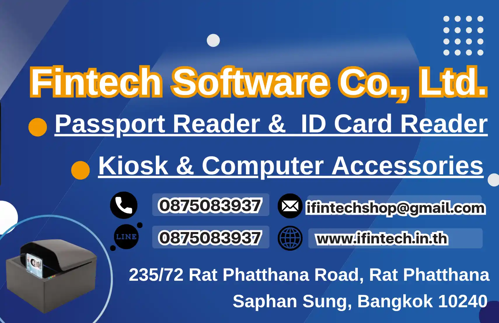 Passport Reader Sinosecu Model KR160