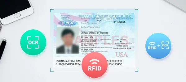 Passport Reader & ID Card Reader for Hotel Business and Money Exchange Business
